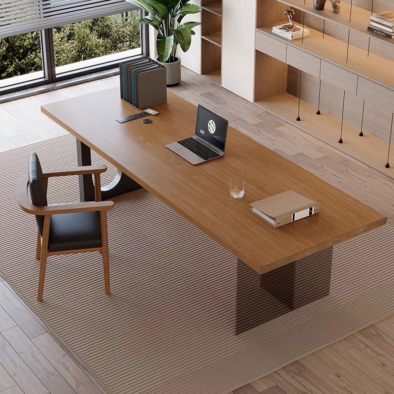 Office Furniture Home - イタリア製アクリル製フローティング木製オフィスデスクモダンシンプルリビングルームスタディデスクオフィスホーム家具タヴォロ・フリュッタンテFYFD