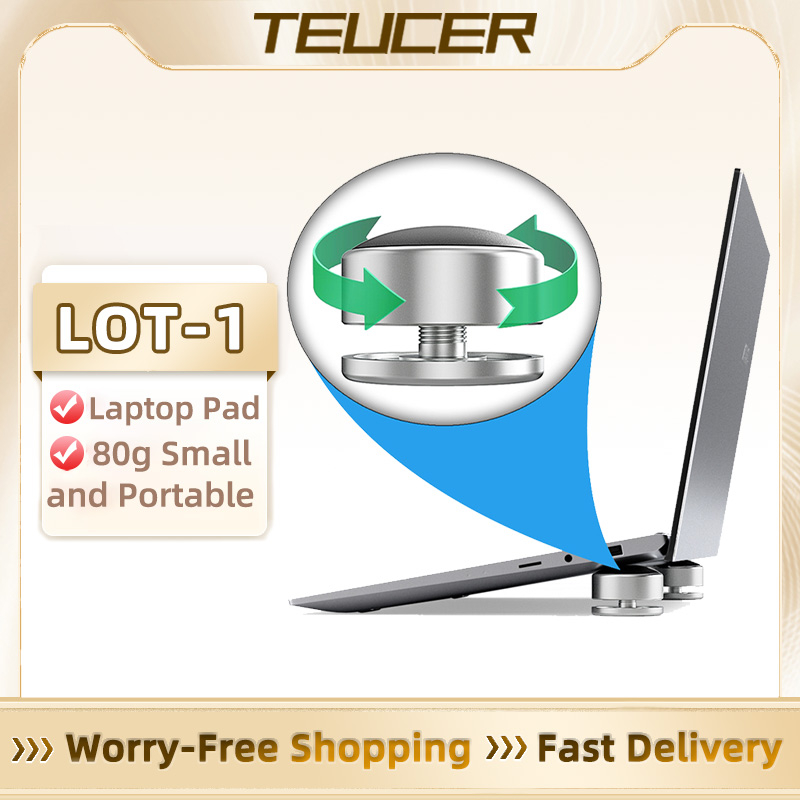 Adjustable Laptop Table - Teucer-ラップトップスタンド,調整可能な冷却ベース,Macbook用滑り止めブラケット,バッチ1
