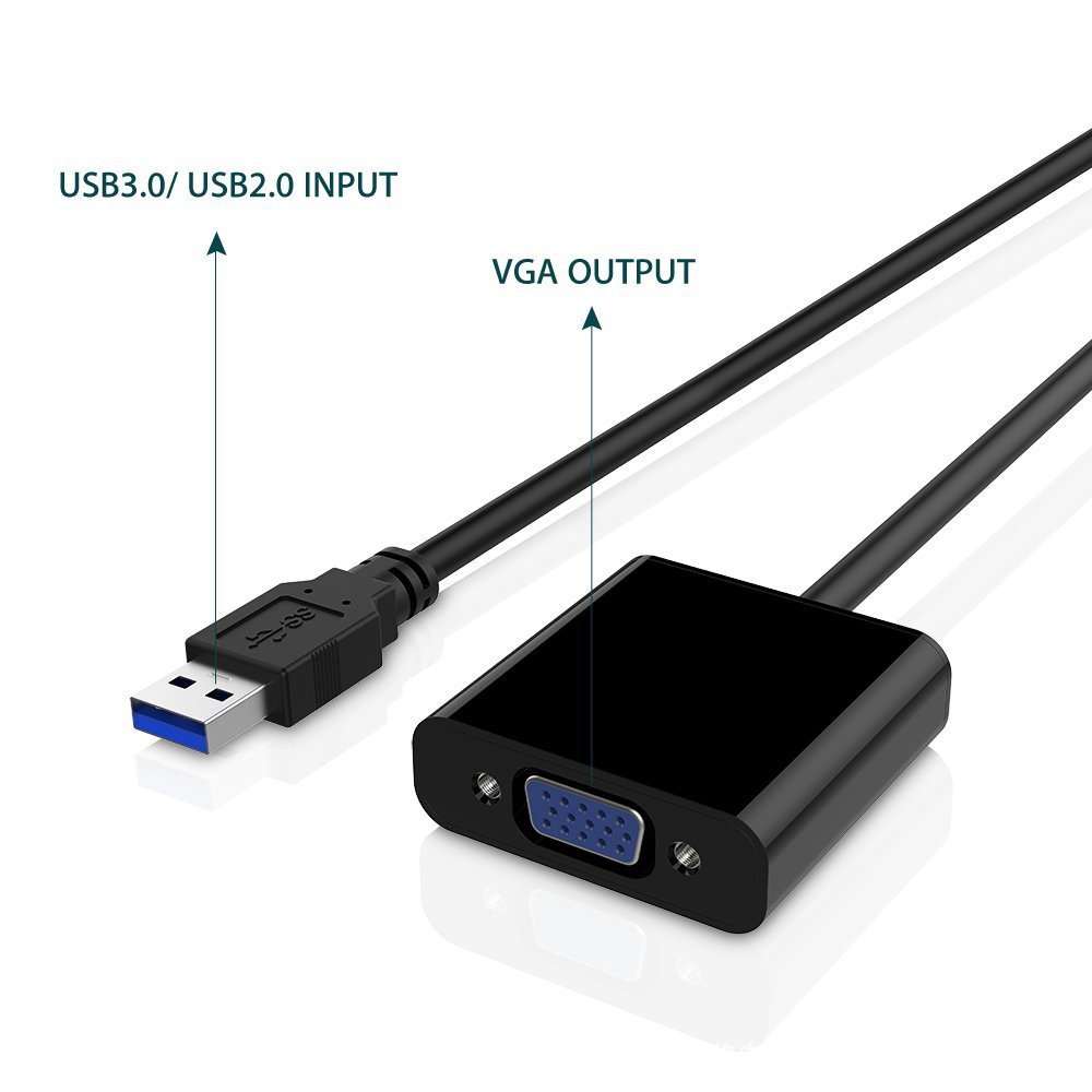 USB 3.0 - VGA アダプター マルチディスプレイ  - Adjustable Laptop Table のレビューと価格