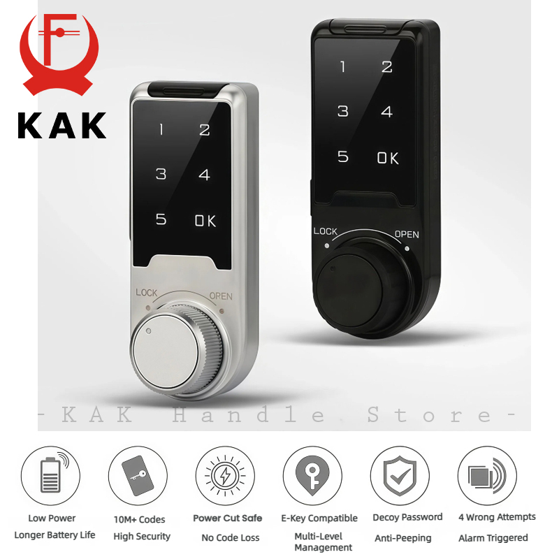 KAK 電子パスワードキャビネットロックキーレスロッカーロッ - Office Furniture Cabinets のレビューと価格