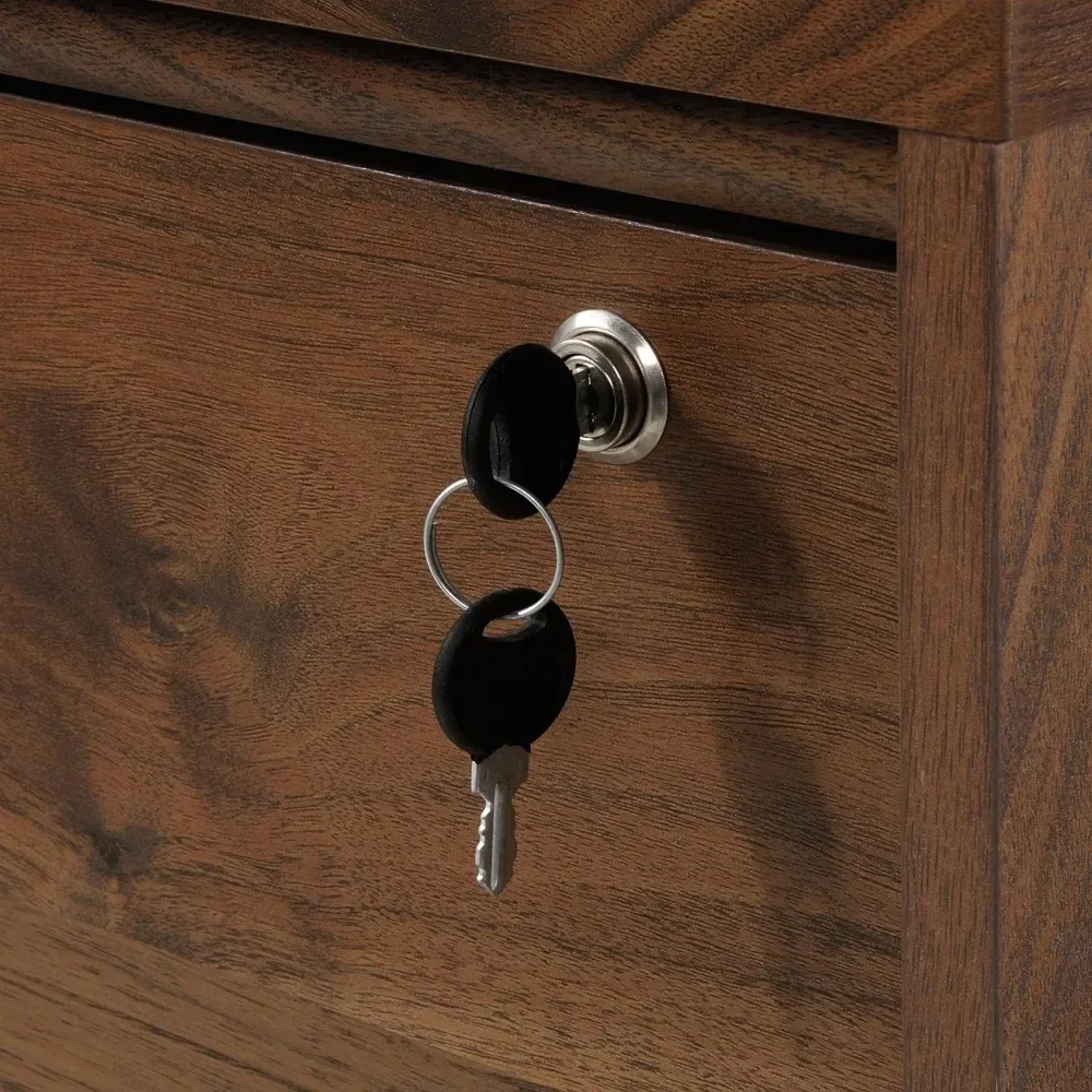 シンプルな横型ファイル木製キャビネット、グランドウォルナット - File Cabinet Lateral のレビューと価格