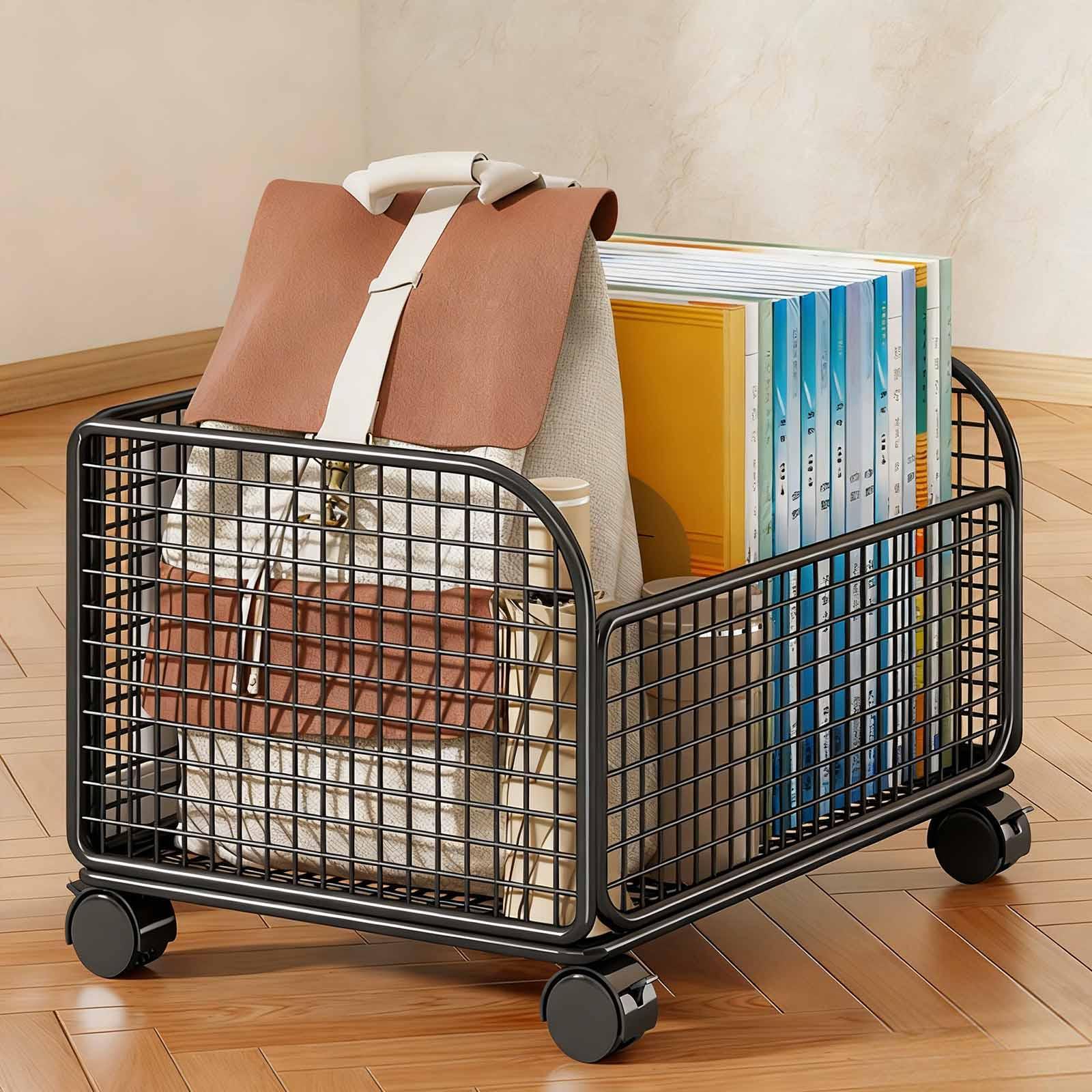 ローリングファイルフォルダーカート、デスク下収納、寝室用ポー - Book Cart Rolling のレビューと価格