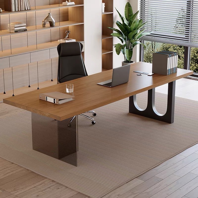 イタリア製アクリル製フローティング木製オフィスデスクモダンシ - Office Furniture Home のレビューと価格