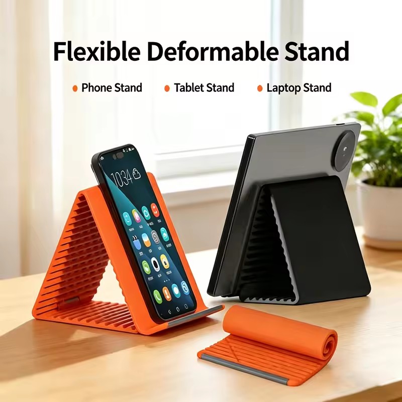 柔軟で折りたたみ可能なシリコン製スマホホルダー、ポータブルで - Adjustable Laptop Table のレビューと価格