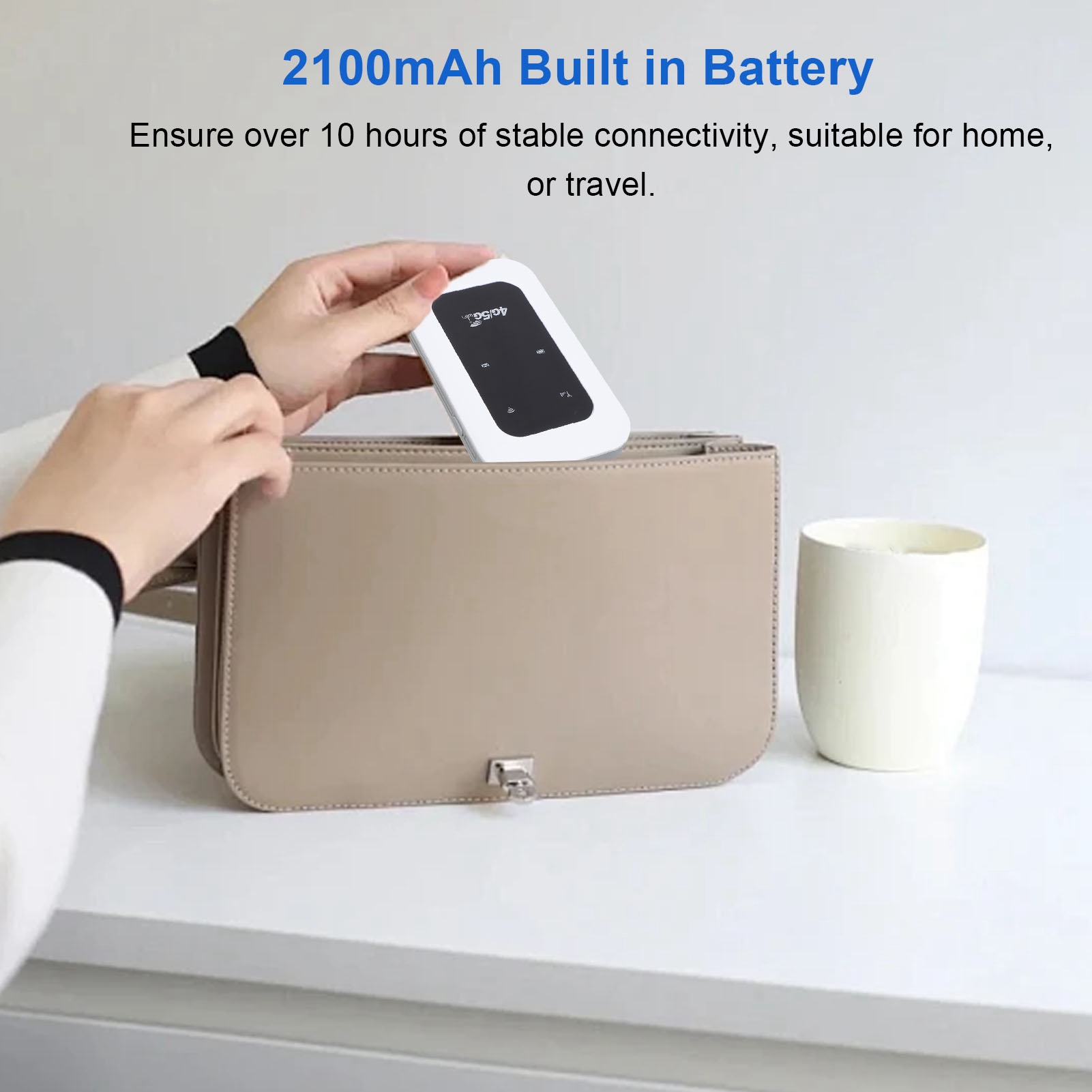 ポータブル4G WiFiホットスポット 300Mbps プラ - Adjustable Laptop Table のレビューと価格