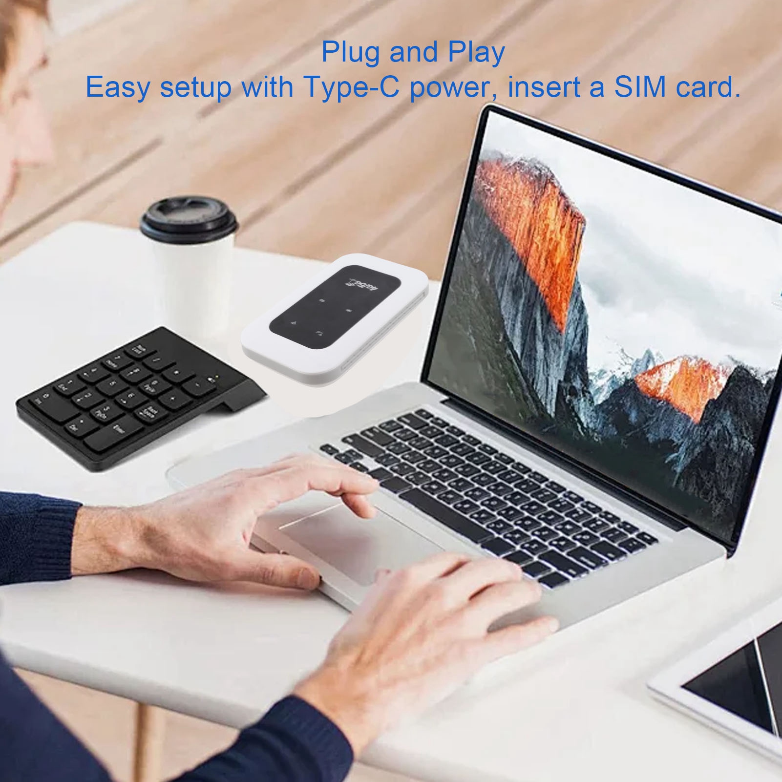 ポータブル4G WiFiホットスポット 300Mbps プラ - Adjustable Laptop Table のレビューと価格