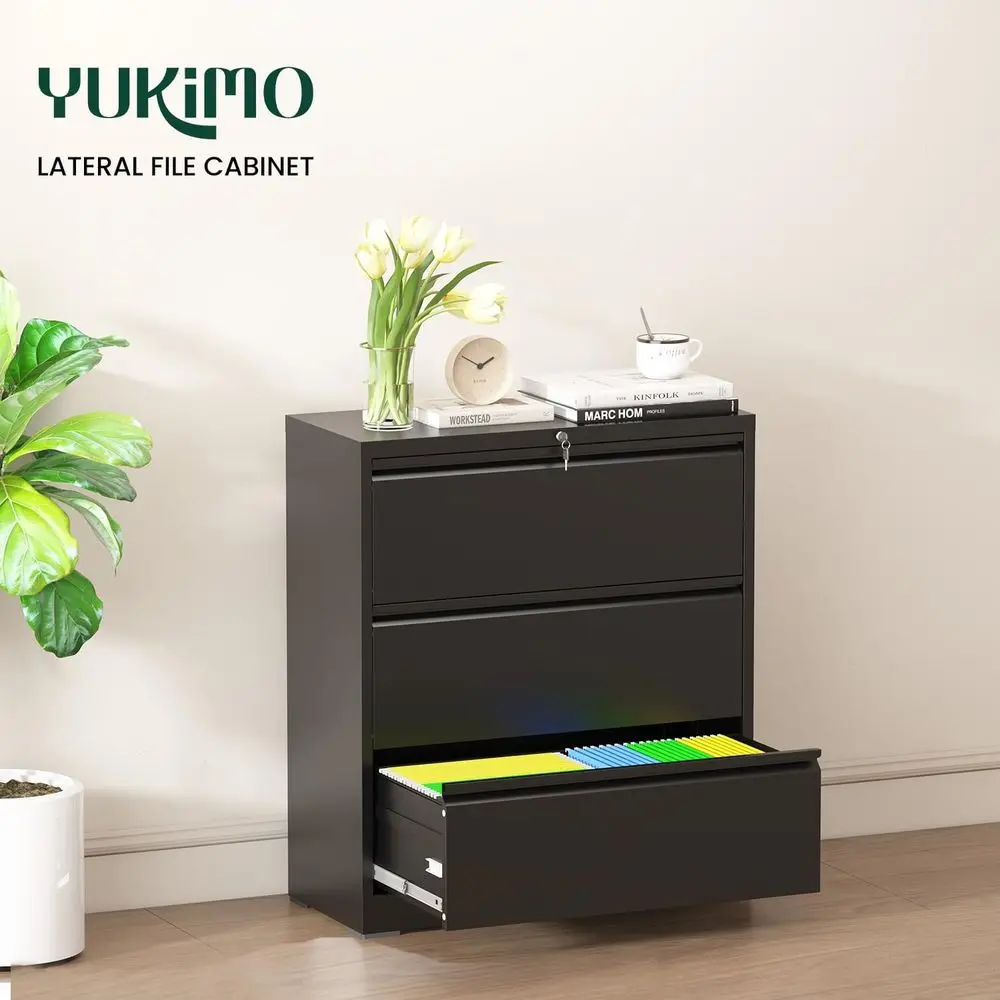 金属製の横型ファイルキャビネット、ホームオフィス収納、プリン - File Cabinet Lateral のレビューと価格