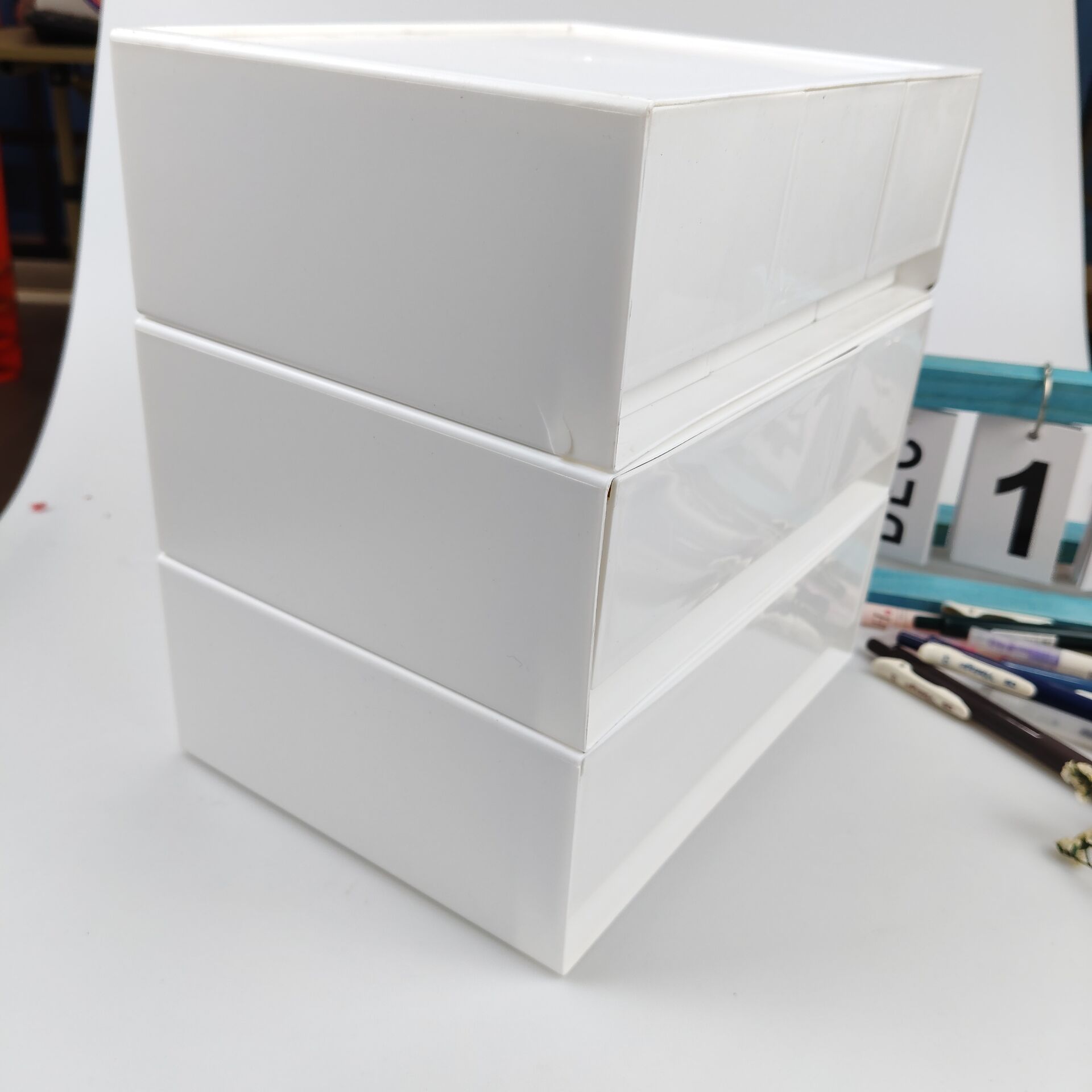 デスクトップ収納ボックス、引き出し、化粧品棚、デスク、デスク - Office Furniture Cabinets のレビューと価格
