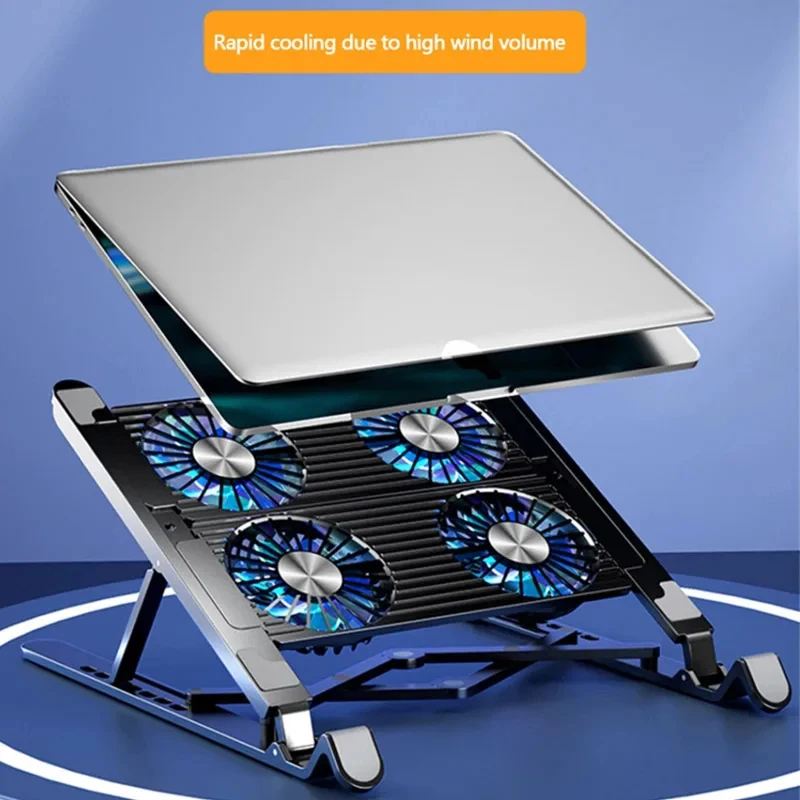 新しいノートパソコンクーラーベーススタンド折りたたみ式ノート - Adjustable Laptop Table のレビューと価格