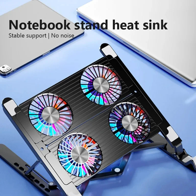 新しいノートパソコンクーラーベーススタンド折りたたみ式ノート - Adjustable Laptop Table のレビューと価格