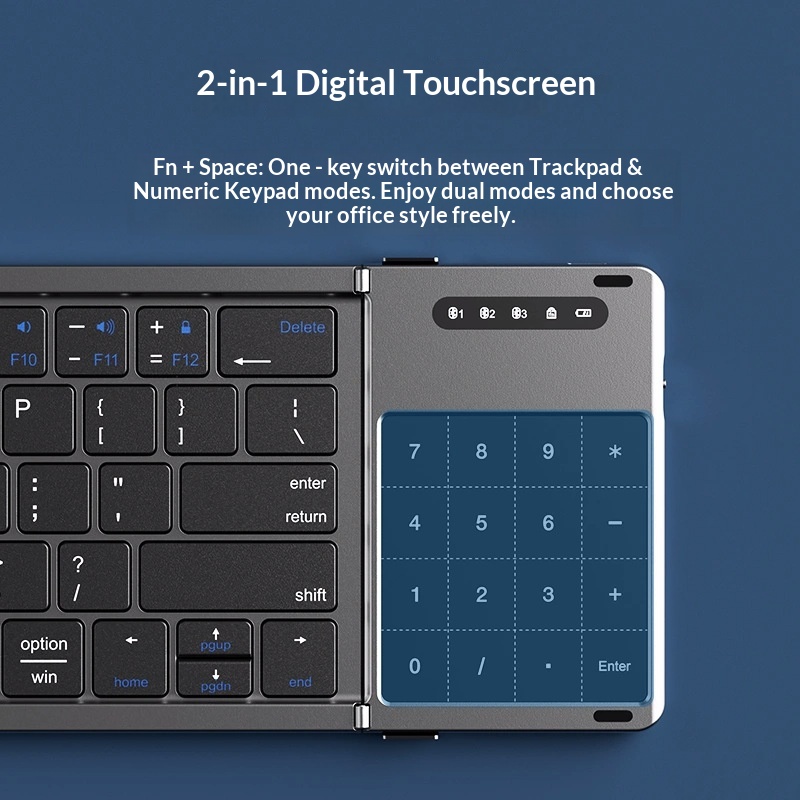 Mengzu 三つ折りワイヤレス Bluetooth キーボ - Adjustable Laptop Table のレビューと価格