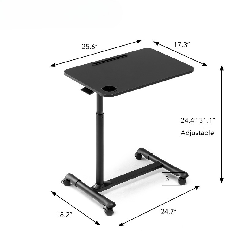 高品質で人気のあるモバイルノートパソコンデスク、高さ調節可能 - Adjustable Laptop Table のレビューと価格