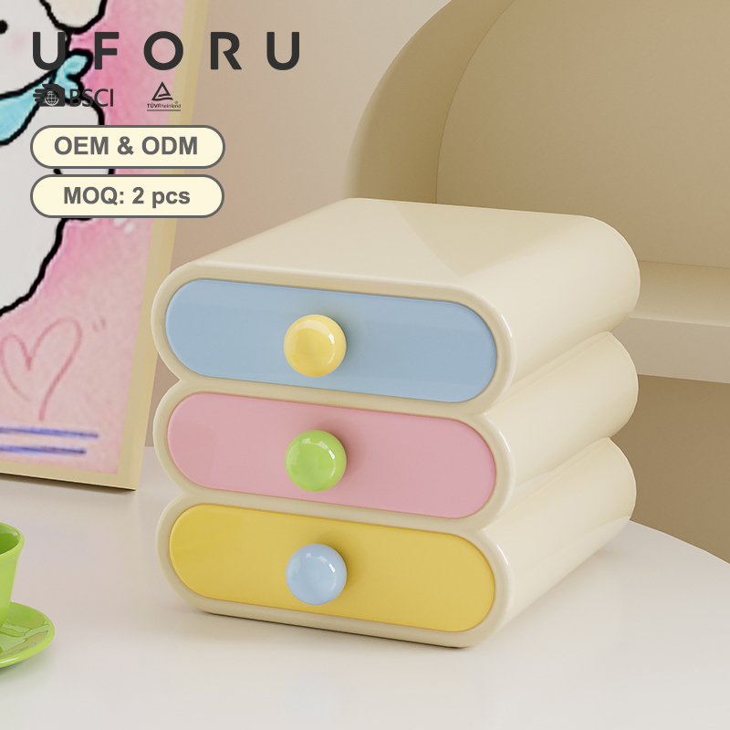 Uforu ドーパミンデスクオーガナイザー、3段引き出し収納 - Office Furniture Cabinets のレビューと価格