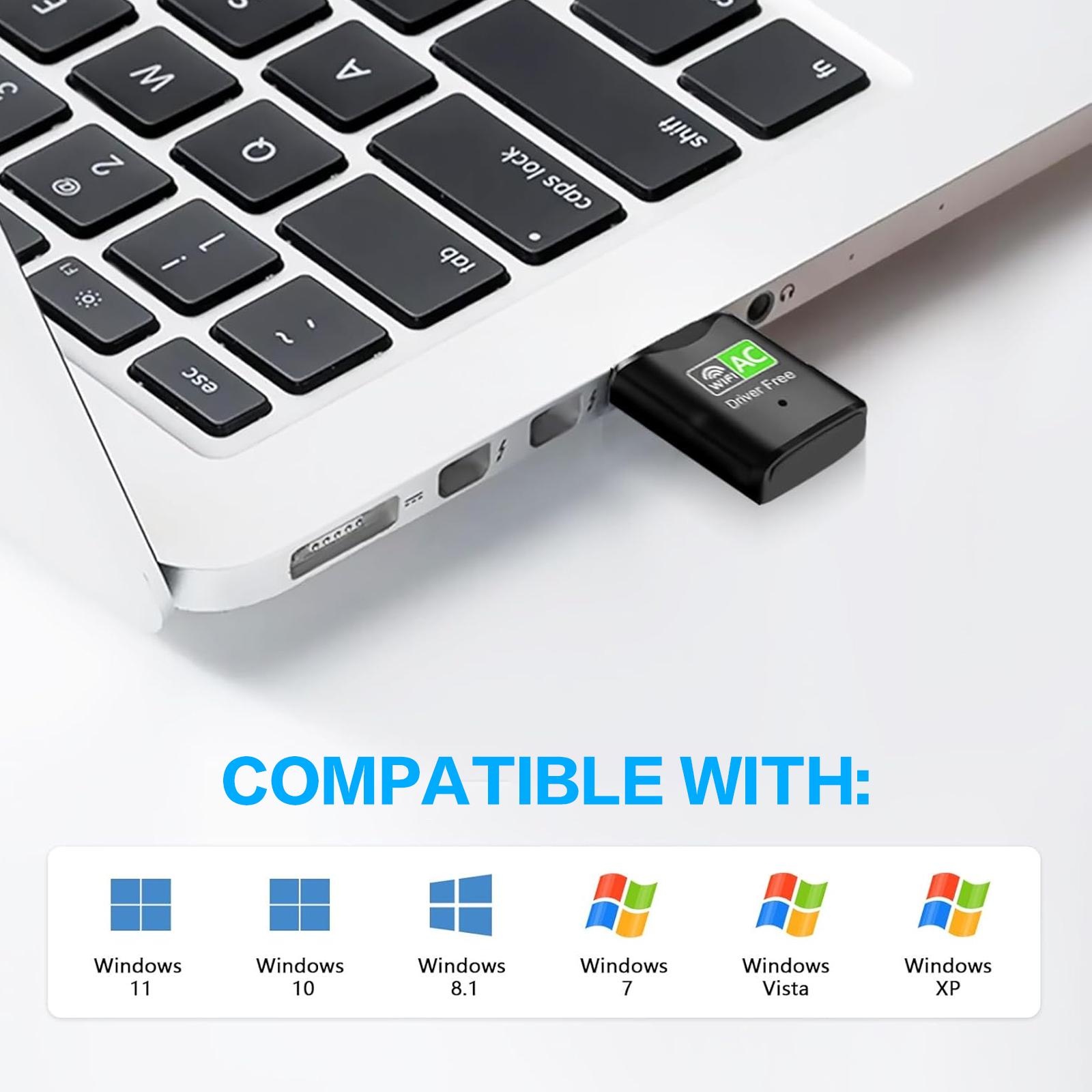 AC600 USB WiFi アダプター、デュアルバンド 2 - Adjustable Laptop Table のレビューと価格