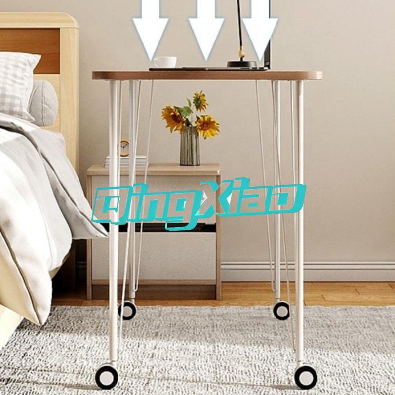 車輪付きモバイルコンピュータデスク高さ調節可能なローリング学 - Adjustable Laptop Table のレビューと価格